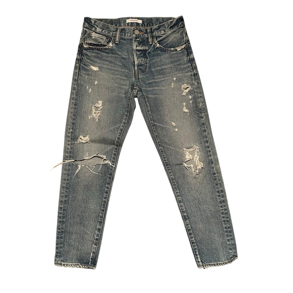 Moussy Brand vintage style straight leg distressed jeans size 26